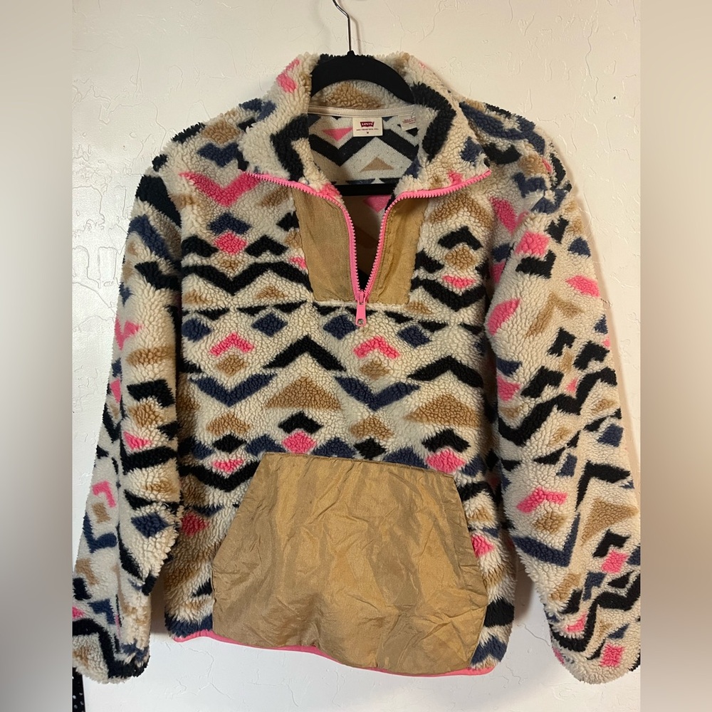 Levis Arizona Pullover Sherpa Jacket
